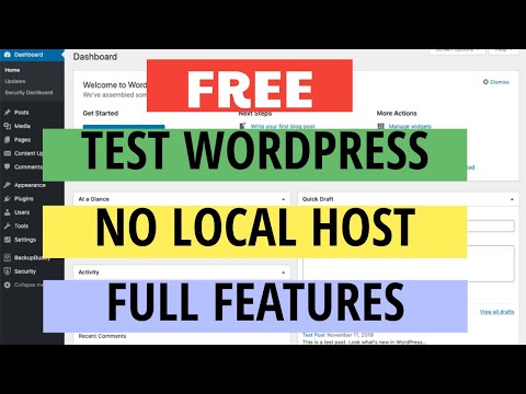 Free 🔥🔥 WORDPRESS CMS testing and playing | No local hosting | no Domain | Create as many  🖐️🎤