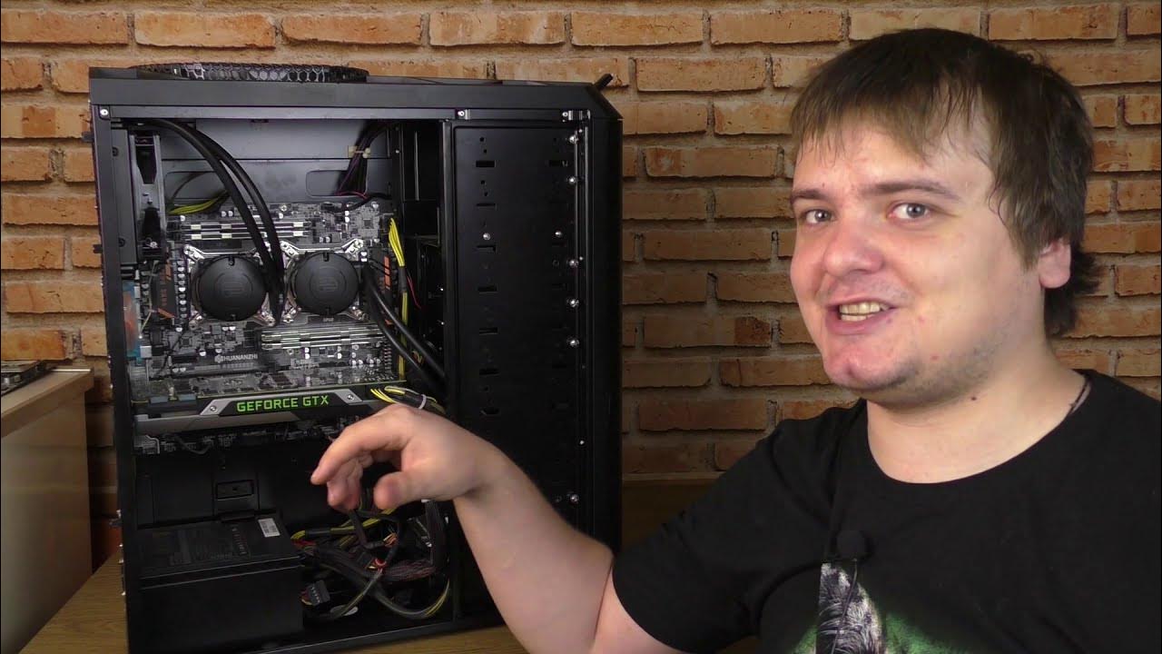 Двухпроцессорный компьютер из Китая #2 - Обзор сборки - YouTube