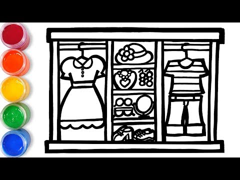 How to draw glitter Closet for kids #TOBiART - How to draw glitter Closet for kids #TOBiART
