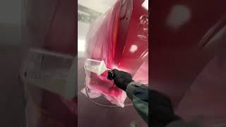 Astounding Red Pearl Truck Paint Job #Paintlife #Paint #Autobody #Painting #Satisfying #Car