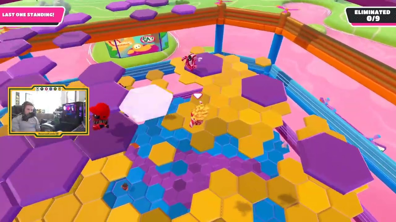 Fall Guys Win 49 Hexagone