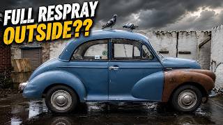 Can I Respray My Morris Minor Outside On My Driveway?