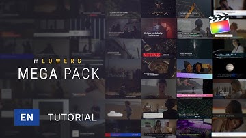 Final Cut Pro X Tips & Tricks - How to use mLowers Mega Pack inside FCPX - MotionVFX