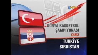 Türkiye - Sırbistan (1.Yarı) 2010 Dünya Basketbol Şampiyonası-8.Maç (YARI FİNAL) [Türkçe Anlatım]