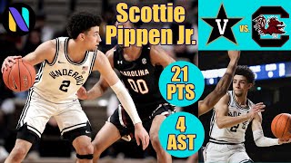 Scottie Pippen Vanderbilt Commodores 21 Pts 4 Ast Vs South Carolina Games