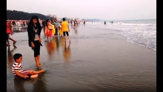 Time lapse in Cox's Bazar sea beach || Beautiful Cox's Bazar Sea Beach Bangladesh