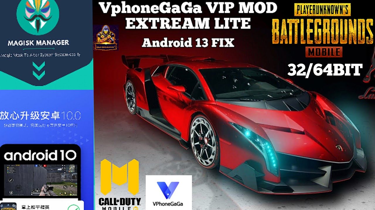 VIP VPHONEGAGA EXTREAM LITE MOD - NEW FIX ANDROID 13 - YouTube