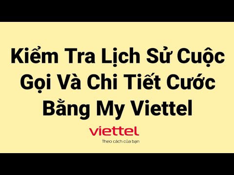Video Tra Cứu Lịch Sử Cuộc Gọi,Tin Nhắn,Cước Phát Sinh Sim... - youtube