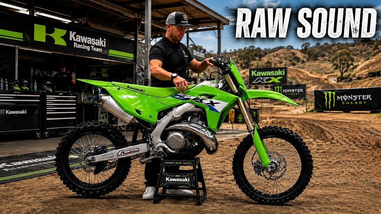 The First Start of the 2027 Kawasaki KX327X… And It Sounds
