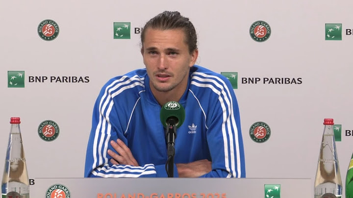 Roland-Garros 2025 - Alexander Zverev : "You don't see the amount of hate messages we get..."