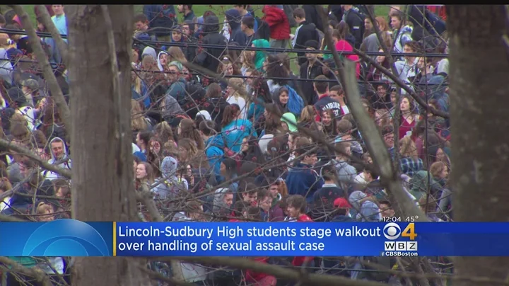 High School Students Walkout To Protest Handling Of Sexual Assault Allegations
