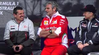 Check out http://motorsportartist.com/ this video feat. the funny
highlights of team principals fan forum held on friday 18 march 2016
in albert park, me...
