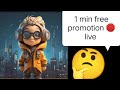 live stream free promotion 🛑