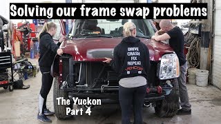 Solving our frame swap problems and getting the Yukon back together for paint.  The Yuckon part 4.