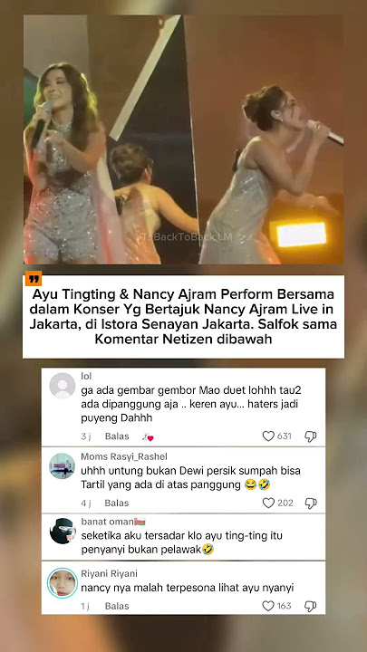 Download lagu Ayu Ting-ting & Nancy Ajram Duet #ayutingting #nancyajram