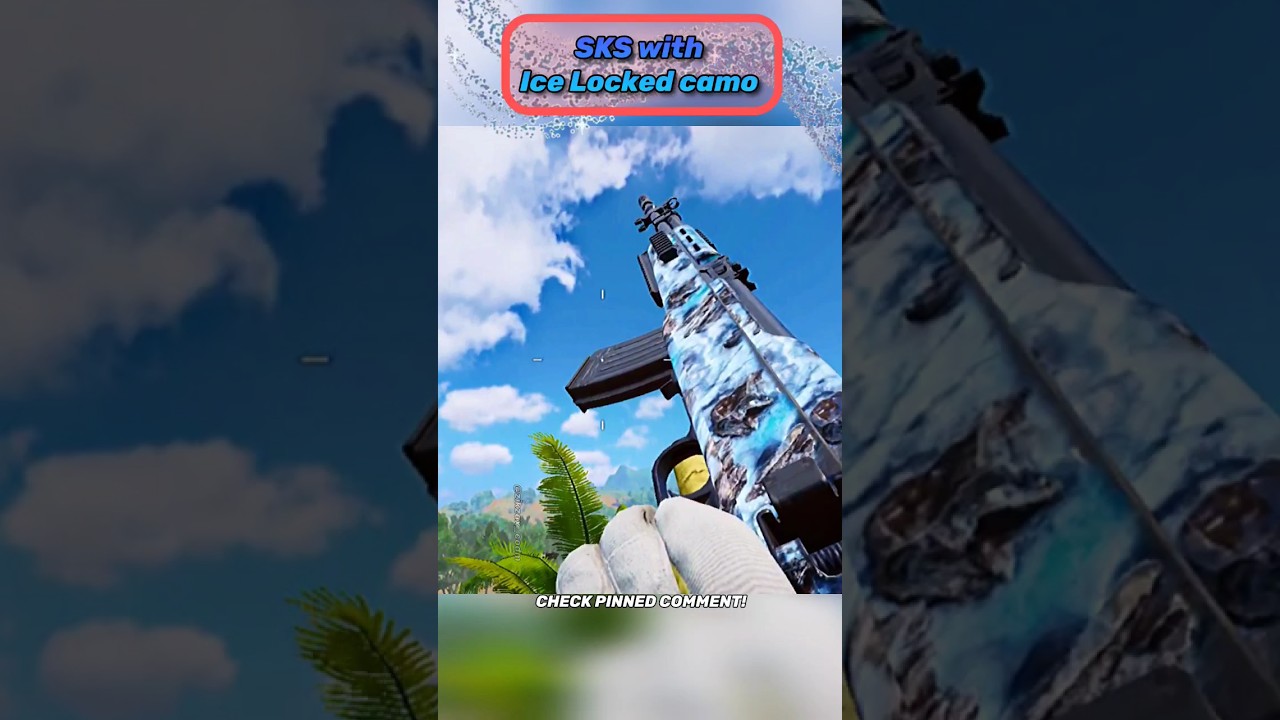 SKS with Ice Locked camo 🧊🔒 