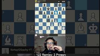 MYŚLAŁEM ŻE TO MAT, ALE... | SPEEDRUN BEZ HETMANA (ranking 1650)  #chess #szachy #shorts screenshot 4