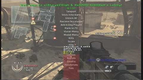 MW2 10th Lobby with Mod Menu and Much More!