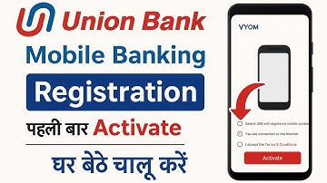 Union Bank Vyom App Kaise Chalu Kare | Union Bank Of India First Time Registration Kaise Kare