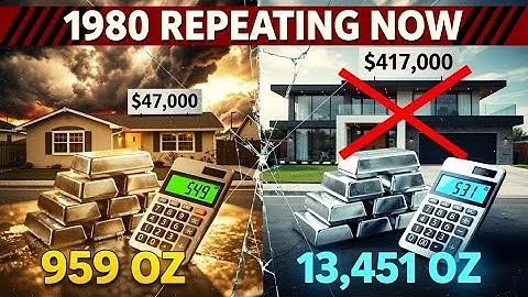 The 1980 Silver Pattern Is Repeating 1,000 Oz Bought Houses Then, Will Again
