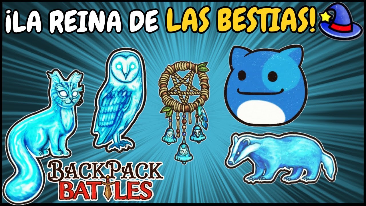 ¡Esta BUILD de MAGA tiene una CANTIDAD ABSURDA de MASCOTAS!🐈🦉 | BACKPACK BATTLES