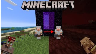 Trading And Going Into The Nether! Minecraft Episode Four!