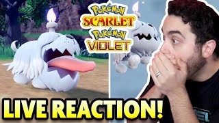 GREAVARD LIVE REACTION! New GHOST Pokemon Reveal for Pokemon Scarlet and Violet!