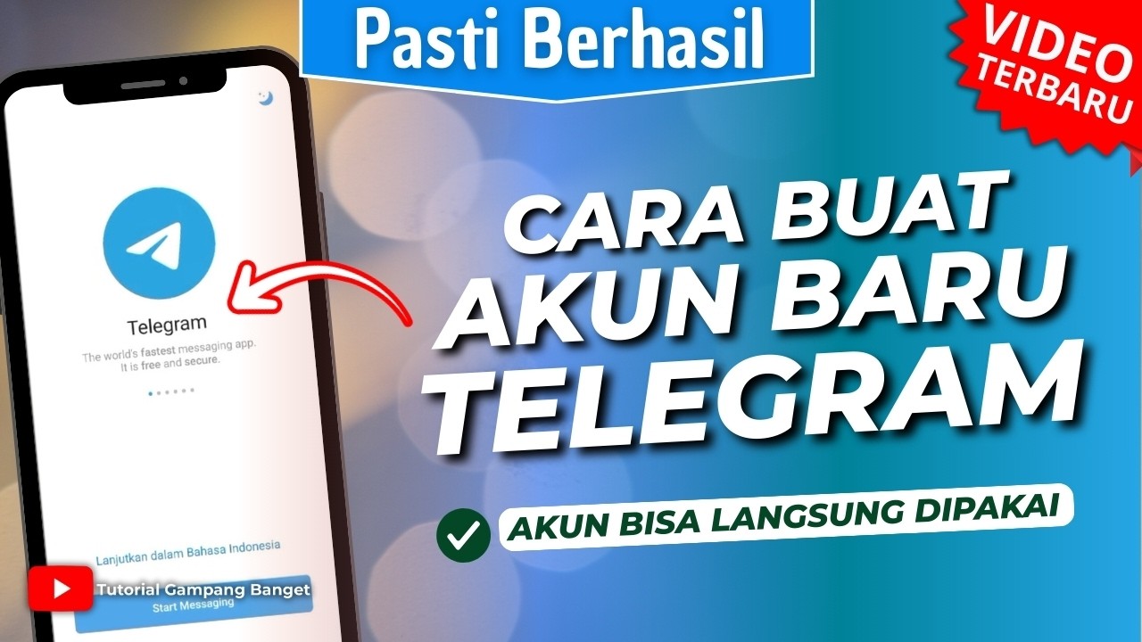 Tutorial Buat Akun Baru Telegram | Cara Mudah Daftar Akun Telegram Terbaru