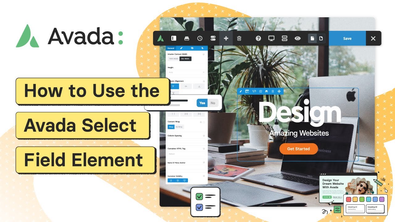 Как использовать элемент Avada Select Field
