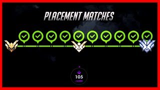 What Happens When You Win All 10 Placements? OVERWATCH SEASON 5 COMPETITIVE PLACEMENT GAMES!!