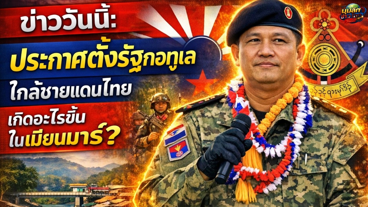 ข่าววันนี้: ประกาศตั้งรัฐกอทูเล ใกล้ชายแดนไทย เกิดอะไรขึ้นในเมียนมาร์?