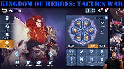 Kingdom of Heroes: Best rune account in my house