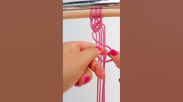 macrame leaf pattern #knot #knots #macrame