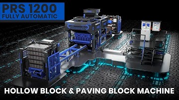 PRS 1200 Fully Automatic Concrete Block Making Machine!