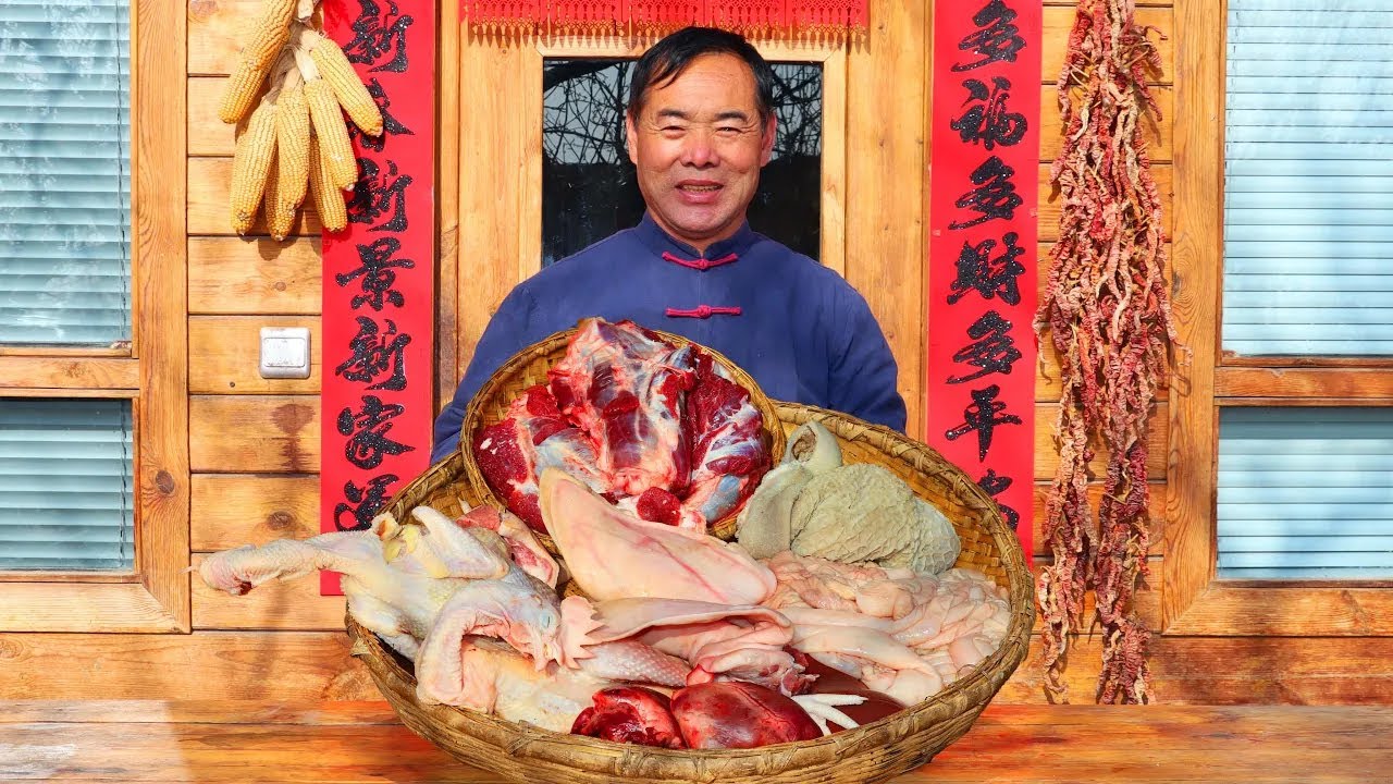 Hours of Slow Cooking & Smoking: Pork Heart, Liver, Ears, Beef Tripe & Young Hens!