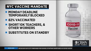 Vaccine Mandate For NYC Teachers, Department Of Education Workers Put On Hold By Federal Judge