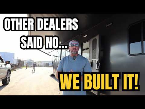 Why this Custom Enclosed Trailer is 100x Better Than a Camper! 🤯