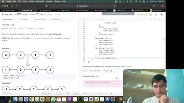 Linkedlist sorting using merge sort