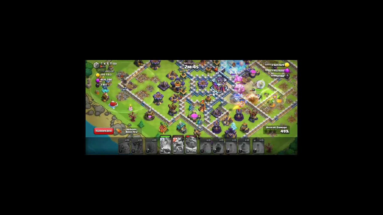 Safe 2 Stars on TH15 with GOLEM Attack 😎#clashofclans#cocshorts#golem#golemattack#th15#2stars#short