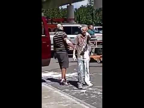 Paint Fight At Home Depot