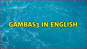 Gambas3 in English