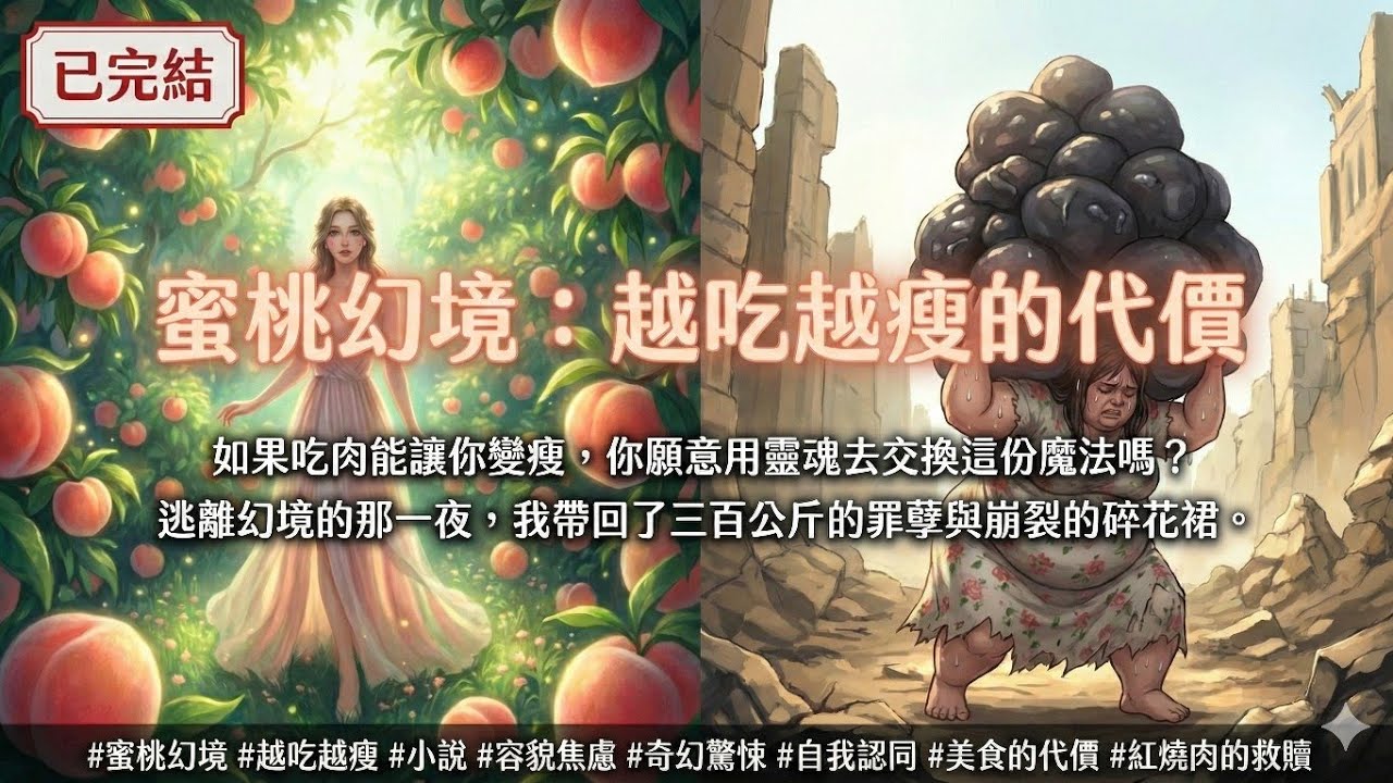 我曾在那座粉色幻境裡瘦成精靈，卻在踏回現實的瞬間，被自己累積的貪婪壓得動彈不得。