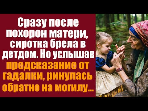Сразу после похорон матери, сиротка брела в детдом. Но услышав предсказание от гадалки, ринулась...