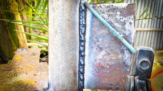Pipe plate welding 3F | How to welding for beginners