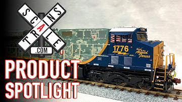 HO Scale ES44AC GEVO Armed Forces CSX Scaletrains.com Rivet Counter Product Spotlight