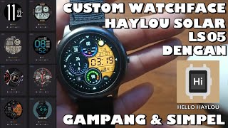 Smartwatch Haylou Solar LS05 Custom Watchface Menggunakan Hello Haylou | Wanderer Tutorial Eps. 11 screenshot 1