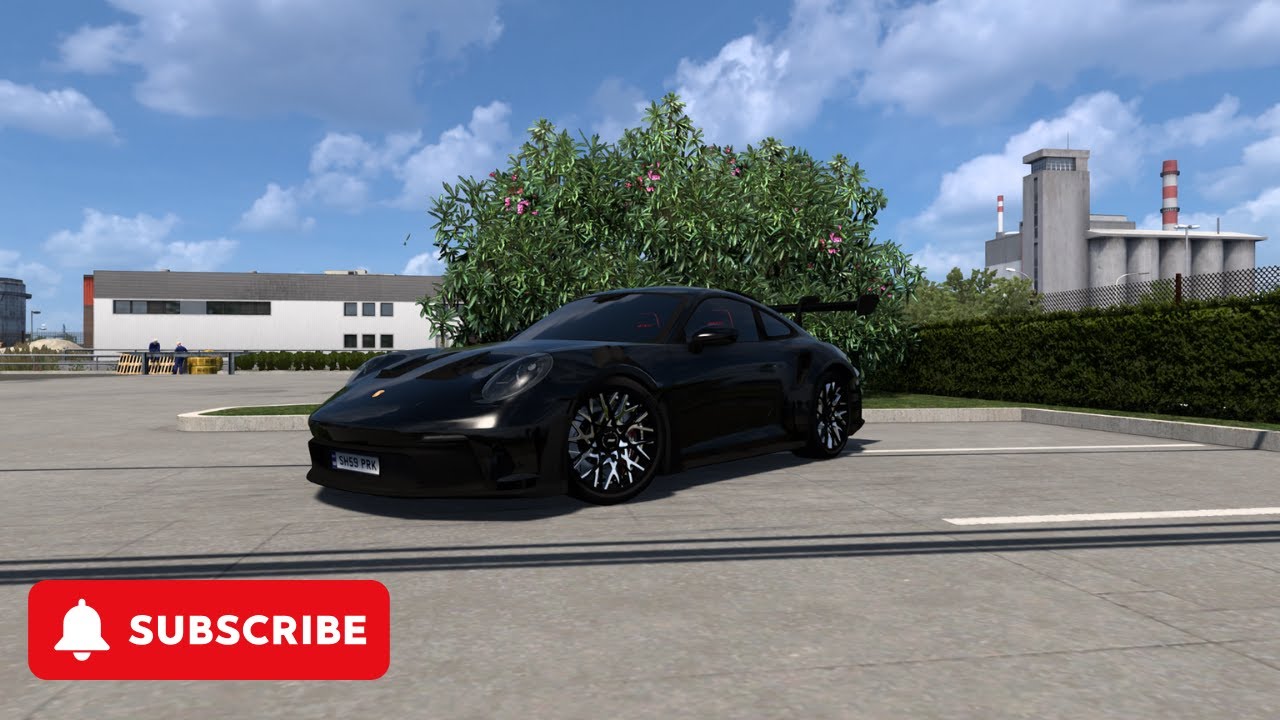 Cruising in a Porsche 911 GT3 RS 6 SPEED - Euro Truck Simulator 2