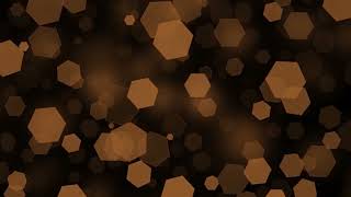 Floating Golden Hexagon Bokeh Particles Abstract Loop 4K No Copyright screenshot 5