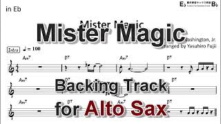 Mister Magic - Backing Track with Sheet Music for Alto Sax Resimi