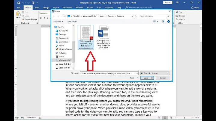 How to Open & Edit PDF File In MS Word No Software Needed